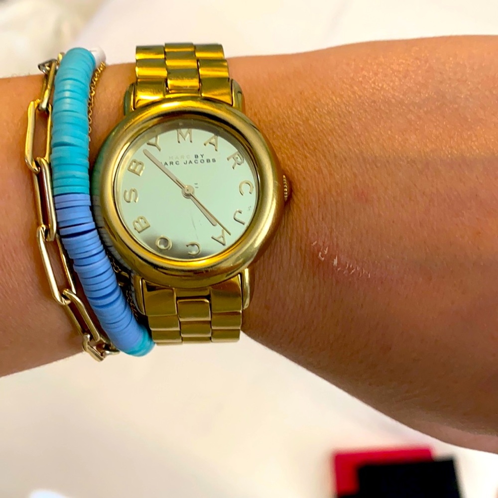 Marc by Marc Jacobs gold watch